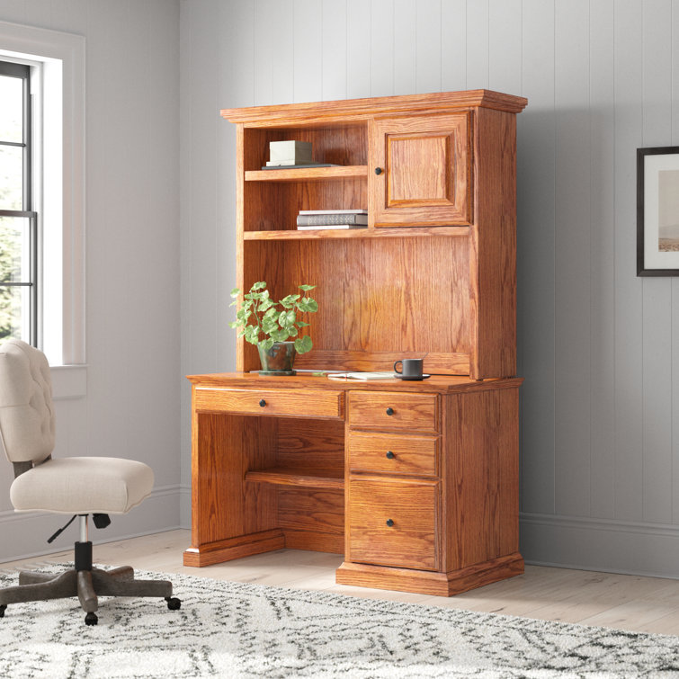 Loon Peak® Minton Drawer Desk with Hutch & Reviews Wayfair
